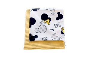 Κουβέρτα Yellow-Black Minnie